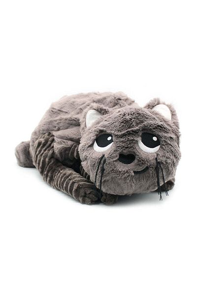 les deglingos MIAOU THE CAT MUM & BABY BROWN GREY