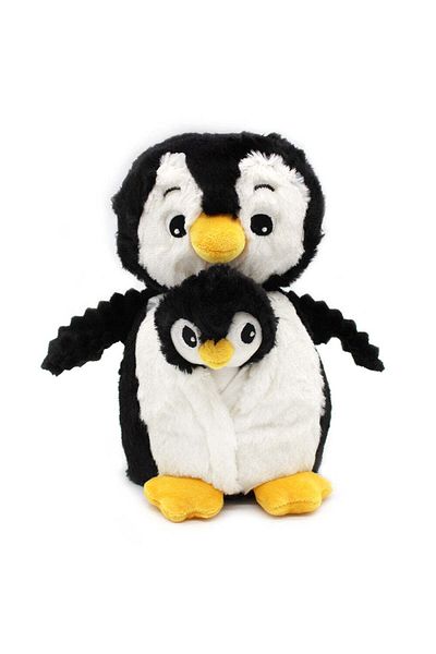 les deglingos PTIPOTOS THE PENGUIN MOM & BABY BLACK