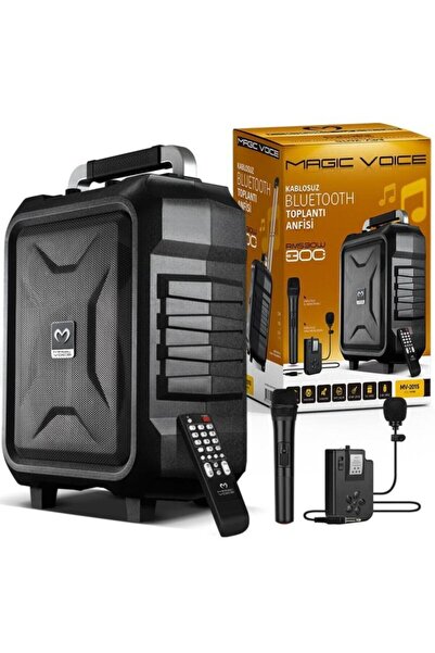 Powermaster Mv-2015 Usb-sd-bt 1 El - 1 Yaka Mikrofonlu Taşınabilir Seyyar Amfi