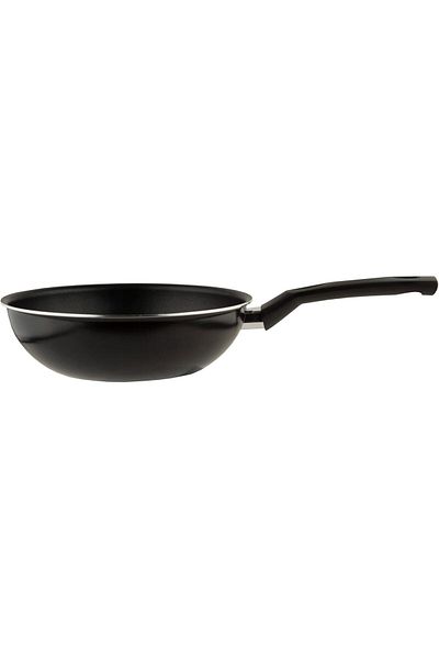 ALSAIF Vetro Open Wok Non Stick (COATING INTERIOR) Size: 26x8cm Color: Black K797008/26/bk