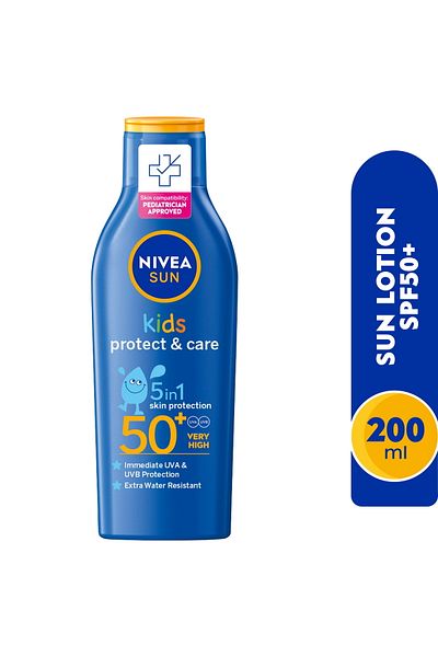 NIVEA Kids Sun Lotion Protect & Care SPF 50+ 200 ml