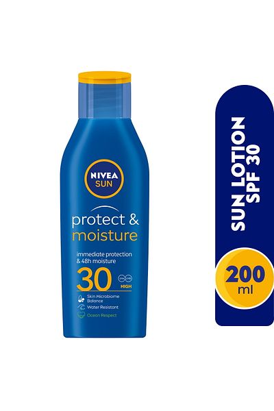 NIVEA Sun Lotion Protect & Moisture SPF30 200 ml