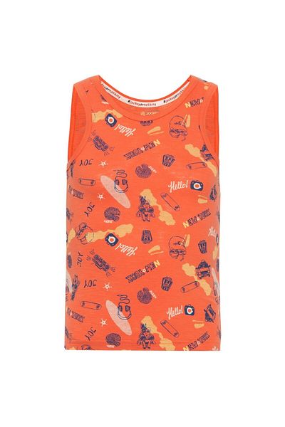 JOCKEY Young Casuals Boys Printed Tanktop CB01-0103-Ember Glow