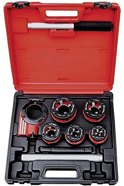 mtx 8 PCS Set of Die Stocks and Holder with Ratchet