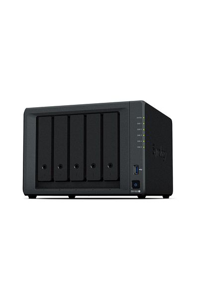 SYNOLOGY Synology DiskStation DS1522+ 5-Bay NAS Enclosure, Diskless, AMD Ryzen, DDR4 ECC Memory