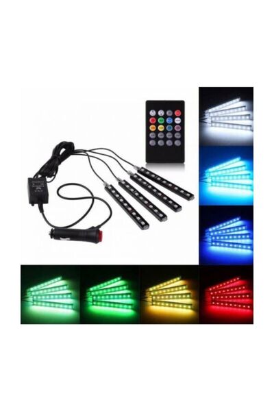 Class Ayak Altı Aydınlatma Kumandalı Led Rgb Müzik Duyarlı