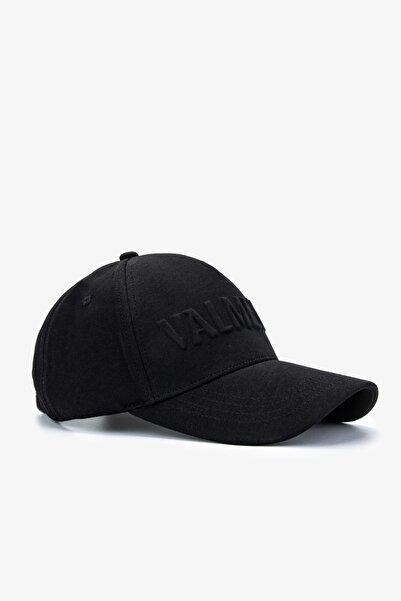 Valmenti Unisex Tekstil Siyah Beyzbol Şapka