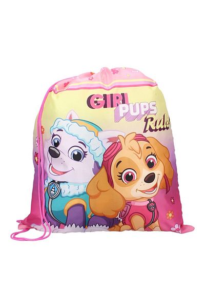 PAW PATROL Sports bag, multicolor, size 44x1x36 cm, Paw Patrol Girl Pups Rule
