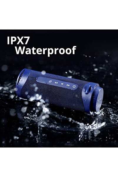Tronsmart T7 30W Waterproof Portable Speaker, SouldPulse Audio with 360 Surround Sound Blue