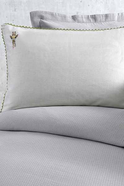 Yataş Elena Double Embroidered Bedspread - Gray