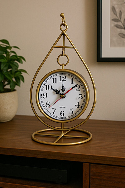 AZELON EV OFİS ESKİTME DEKORATİF MASA SAATİ