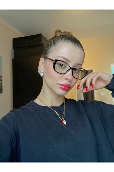 LOOKUP Mavi Işık Korumalı Gözlük Siyah Unisex Optik Uyumlu TR90 Kırılmaz Esne...