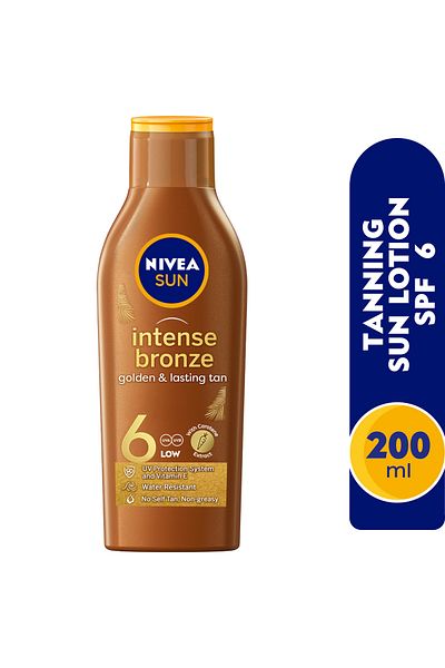 NIVEA Intense Bronze Tanning Sun Lotion SPF6 200 ml