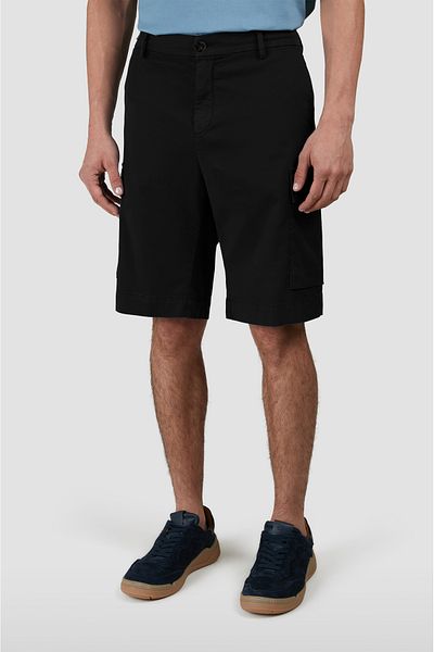 PAUL&SHARK Men's Regular Fit Black Shorts with Pocket Detail 25414022 -011