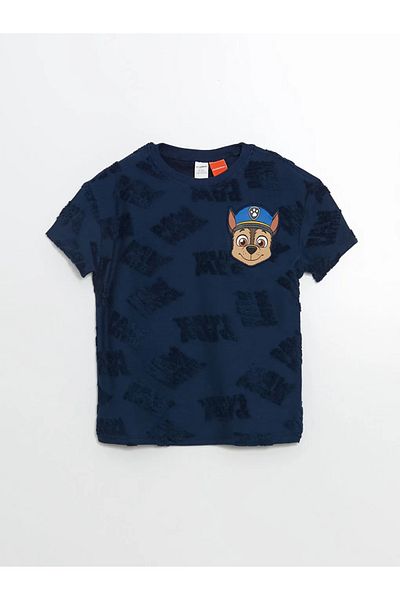 LC Waikiki Lcw Kids Indigo Paw Patrol Printed Boys T-Shirt and Shorts Pack of 2