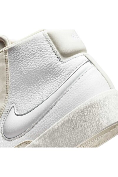 Nike Blazer Mıd Victory Hakiki Deri Bilekli Kadın Sneaker Ayakkabı Beyaz