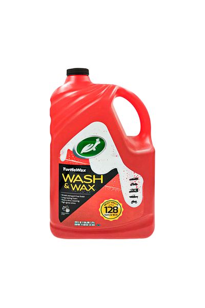 Turtle Wax TurtleWax Wash & Wax - Long-Lasting Foam, Streak-Free Finish, 128 Washes, Ideal for Car Care