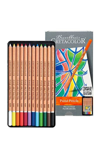 GLANCE Cretacolor Fine Art Pastel Pencil Set of 12 25X35 15 Sheets Technical Drawing Paper 200 Gr