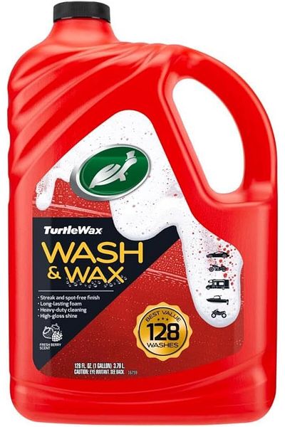 Turtle Wax Car Wash/Wax 1 Gallon - Pack of 4