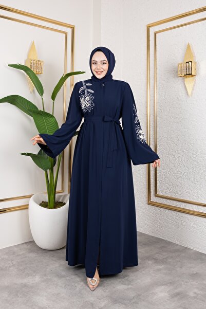 Nevayla Moda Фино детайлна Абая - Лакирана / F0141