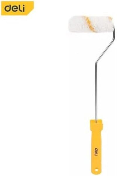 Deli Mini Paint Roller Cover, 12 mm x 4-Inch Size, Yellow/White