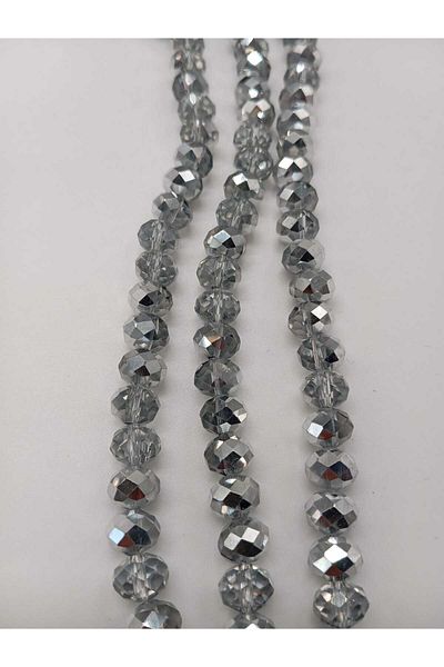 Ralp Moda 8mm Semi-Silver Crystal Beads Are Used for Jewelry and Bag Making
