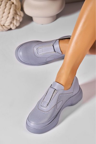 Joana Pantofi dama casual Albastri din Piele Ecologica Nickole