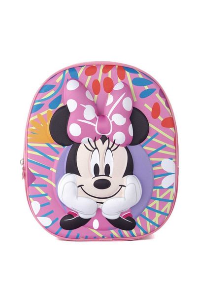 Minnie Mouse Kindergarten backpack, 26x7x20 cm, adjustable and reinforced straps, multicolor, Minnie Mouse