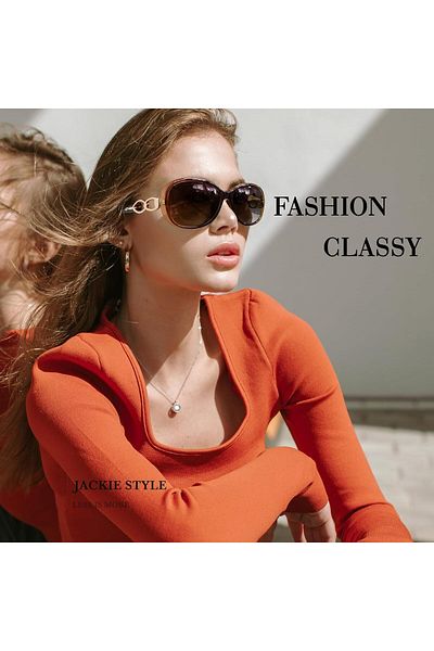 COOYA Polarized Sunglasses for Women, Oversized Sun Glasses, Fashion Shades
