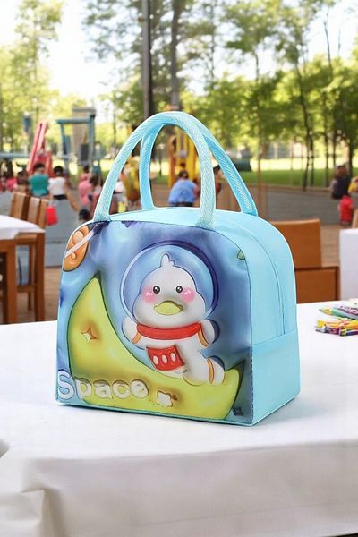 SürLaz Lunch Box and Thermos Food Carrying Bag for Kids Practical Solution for School, Picnic, Park