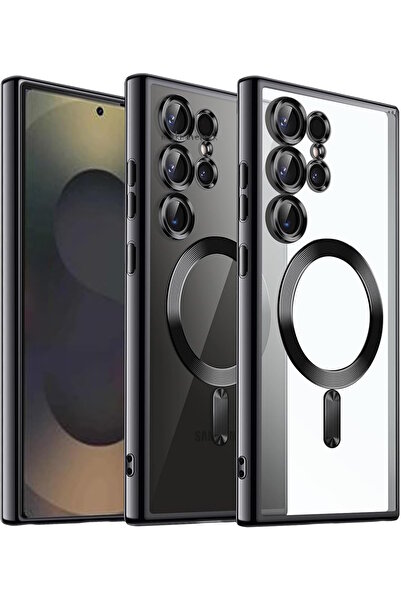 m.tk moveteck Galaxy S25 Ultra Kılıf Magsafe Wirelles Şarj Destekli Parlak Re...