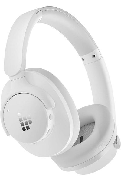 Tronsmart Sounfii Q20 Active Noise Cancelling Headphone, Wireless Over Ear Bluetooth Headphone White