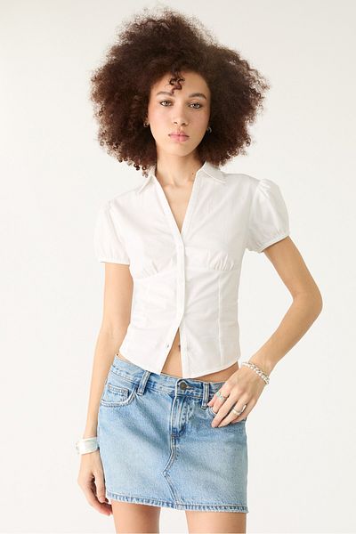 Stradivarius Fitted short sleeve shirt