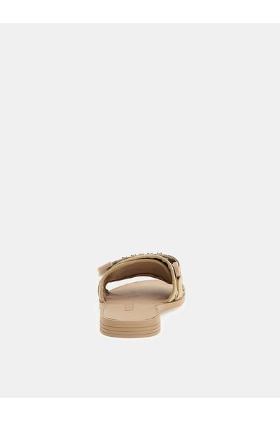 Guess Papuci galbeni pentru femei Elyze4 Fljelylel19-auriu