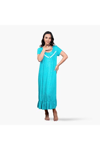 Aadaraya Printed Night Gown
