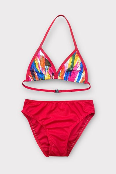 Nilmay mayo Girl's Skirted Bikini Set