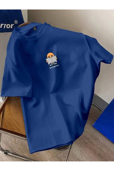 OVER HEAD UNISEX crtani slovni nadimak velikih dimenzija T-shirt