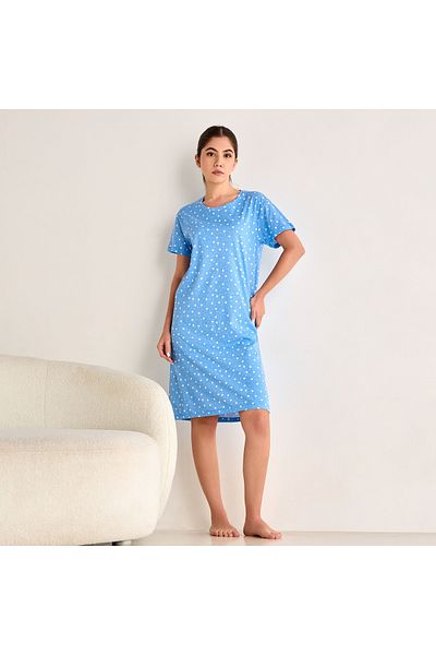 FAV All-over Printed Night Dress