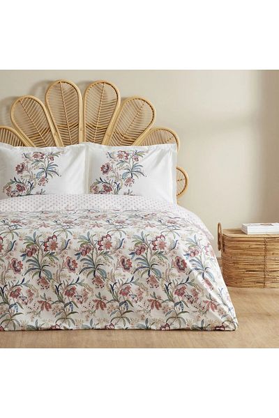 Karaca Home Indra 100% Baumwolle Einzel Bettbezug Set Lachs