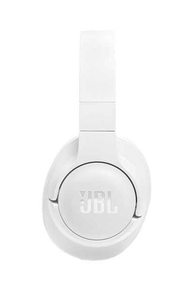 JBL سماعات JBL Tune 720Bt اللاسلكية فوق الأذن، صوت جهير نقي، بطارية تدوم حتى 76 ساعة، بالإضافة إلى خاصية التعرف على الصوت، باللون الأبيض