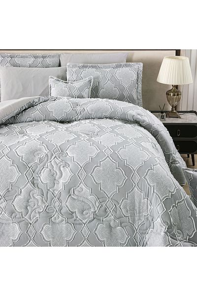 hihome Comforter Set- Bed in a Bag 8 Pieces set All Season