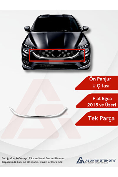 Mt Line Accessories Ön Panjur U Çıtası Fiat Egea SD/HB/SW 2015 ve Üzeri Uyuml...
