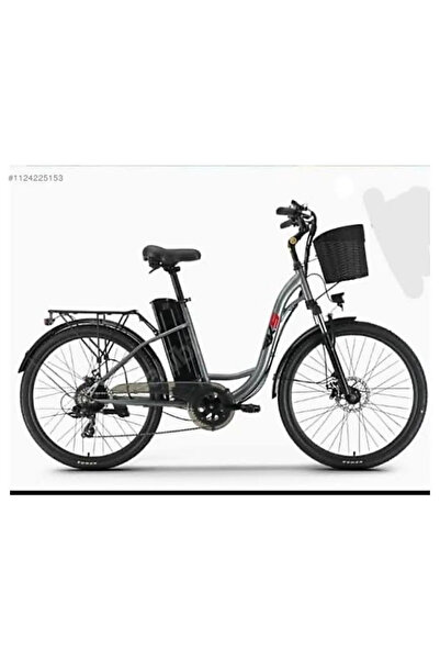 RKS NE-10 Elektrikli Şehir Bisikleti Silver Gümüş