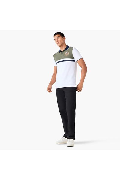 FAV Embroidered Colourblock Polo T-shirt