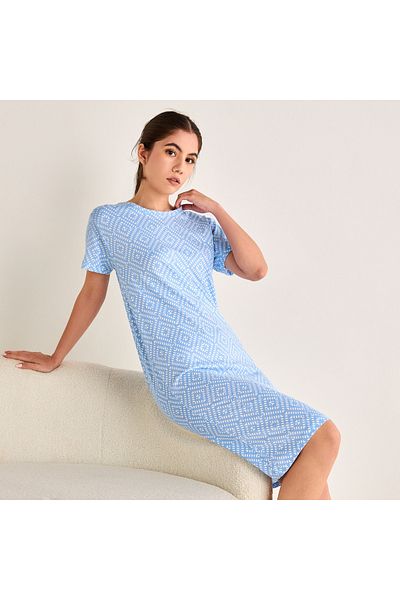FAV All-over Printed Night Dress