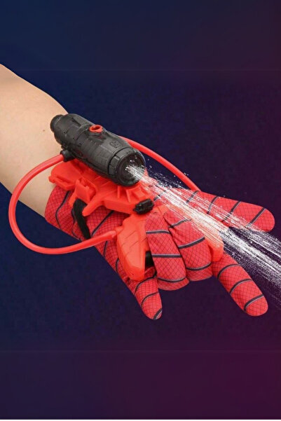 TUENGİ STORE Deniz Havuz Plaj Bahçe Oyuncağı Su Atan Örümcek Adam Eldiven Oyuncak Su Tabancası