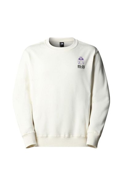 THE NORTH FACE U Mnt Anniversary Relaxed Crew Sweatshirt Nf0A8Dn6Qli1 White-S