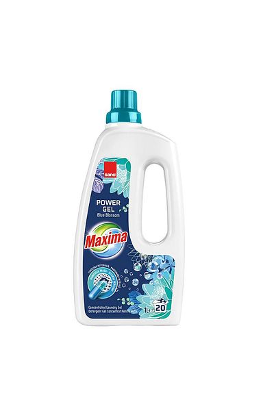 Sano Maxima Power Gel Blue Blossom Gel Laundry Detergent, 1 L