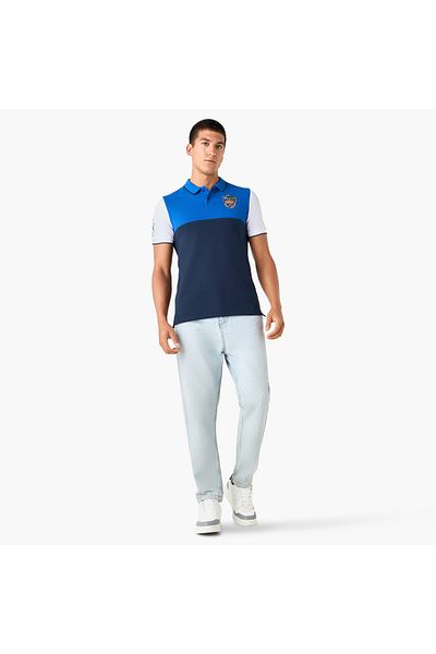 FAV Embroidered Colourblock Polo T-shirt