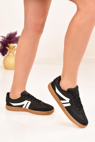 Peta Suede Detail Non-Slip Sole Casual Style Women's Sports Shoes